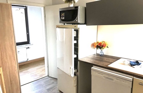 Meerane Apartment | Apartment 'Meeraner Parkresidenz Bergmann' with Wi-Fi and Air Conditioning