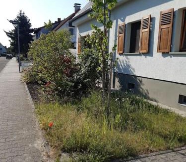 Altlussheim Apartment | Apartment mit Innenhof, Rasen und Parkplatz