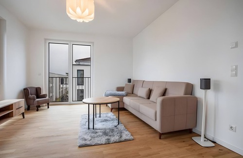Wittenberge Apartment | Apartment 'Modernes Loft An Der Elbe' with Balcony, Wi-Fi and Air Conditioning