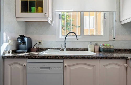 Comarruga Apartment | Apartment 'Near Beaches Large Private Patio' with Shared Pool, Wi-Fi and Air Conditioning