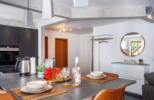 Bad Wurzach Apartment | Apartment 'Penthouse Müller' with Balcony and Wi-Fi