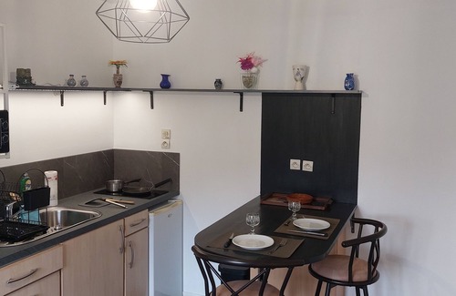 Cleres Apartment | Apartment "Pharaon" at Chalet du Parc in Clères, sleeps 2, quiet.