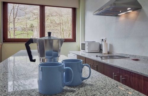 Cecos Apartment | Apartment 'Primero Derecha' with Mountain View, Shared Garden and Wi-Fi