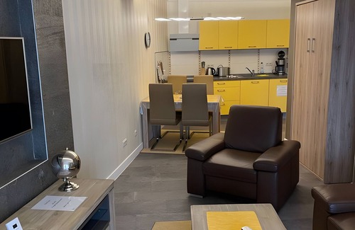 Schonebeck Apartment | Apartment 'Seeadler' with Shared Terrace, Balcony and Wi-Fi