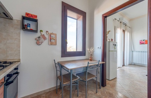 Vernole Apartment | Apartment 'Solebarocco Del Sud - Trilocale' with Balcony and Air Conditioning