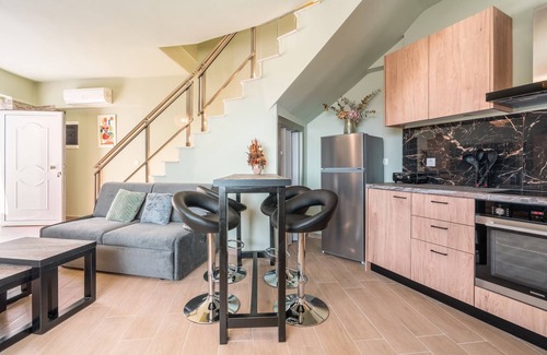 Stegna Apartment | Apartment 'Solymar Prive Sea View' with Sea View, Wi-Fi and Air Conditioning