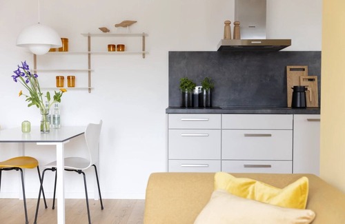 Bad St. Peter-Ording Apartment | Apartment 'Strandhafer' with Balcony and Wi-Fi