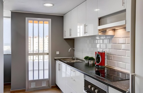 Grau i Platja Apartment | Apartment 'Terrazas Playa Gandia' with Sea View, Wi-Fi and Air Conditioning