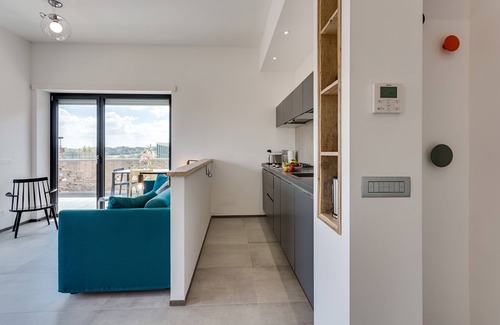 Quartiere XIII Aurelio Apartment | Apartment Vatican 5A | Terrace with view of Saint Peter's Basilica
