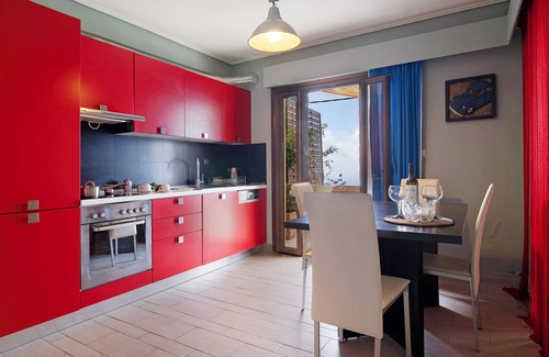 Lefkas Apartment | Apartment 'Villa Rojo Tajo Villas' with Sea View, Wi-Fi and Air Conditioning