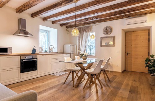 Levico Terme Apartment | Apartment “Wellness Lodge Edoardo” with Lake and Mountain View, Whirlpool & Sauna
