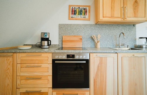 Bad Steben Apartment | Apartment with eat-in kitchen and balcony