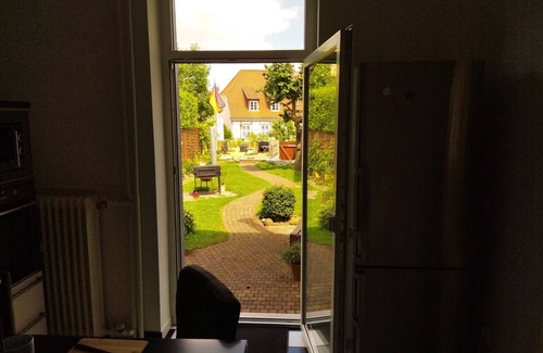 Bad Salzuflen Apartment | Apartment with fireplace, terrace and beach area