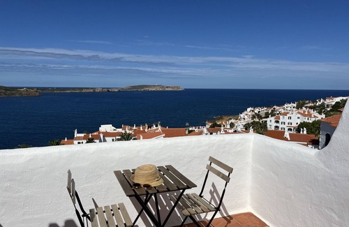 Platges de Fornells Apartment | Apartment with swimming pool and stunning seaviews