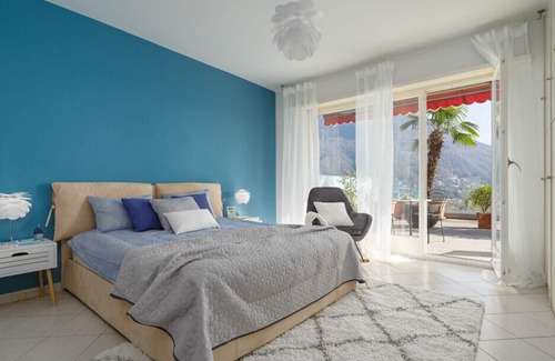 Porza Apartment | Apartment with terrace in panoramic area of Lugano (Elios Apt)