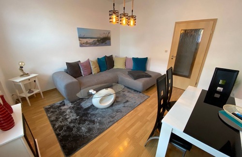 Mitte Apartment | Apartment Zur Schleuse with fireplace, garden, family-friendly.