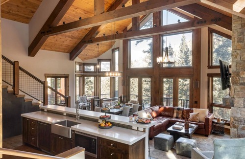 Mountain Village Cabin | Apex | Modern Mountain Getaway with Mountain Views