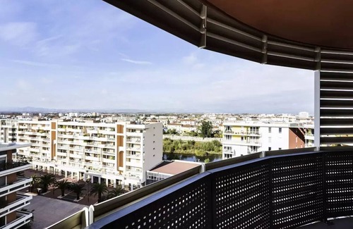 Clemenceau Apartment | Appart'Hotel Sea & Golf City Perpignan Center* - Comfort Double Studio 1 or 2 people Balcony
