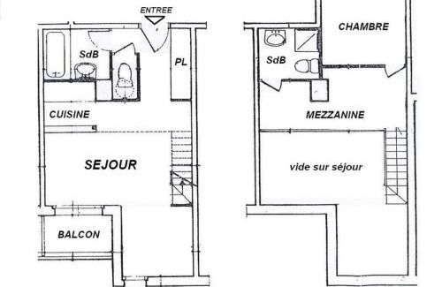 Les Saisies Apartment | Appartement 2P Mezzanine, 2 SDB, 6-7 couchages aux Saisies - FR-1-293-75