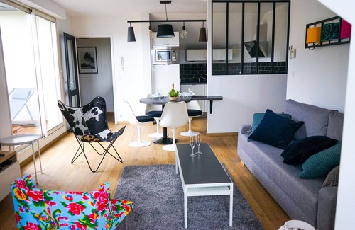 Brive-la-Gaillarde Apartment | ★ Appartement Epuré ★ Climatisé ★ Terrasse