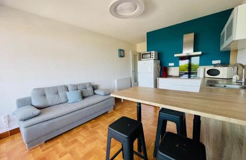 Saint-Cyprien Plage Apartment | Appartement T2 avec Terrasse et Parking - 200m Plage - FR-1-309-478