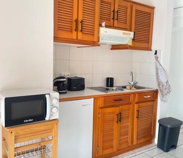 Terre-de-Haut Apartment | Appartements CHEZ COCO - Résidence de charme au coeur de Terre-de-haut - Clim, kitchenette, terrasse et Wifi - Proche Centre & Plage