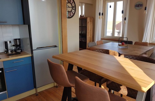 Bray-Dunes Apartment | Apt 6 pers. Duplex sea view with old charm