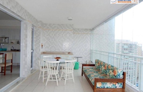 Vila Luis Antonio Apartment | Apt panoramic terrace overlooking 3 beaches and Santos, swimming pool, sauna, gym