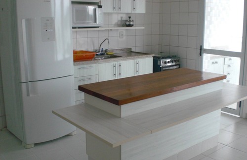 Vila Luis Antonio Apartment | Apt panoramic terrace overlooking 3 beaches and Santos, swimming pool, sauna, gym