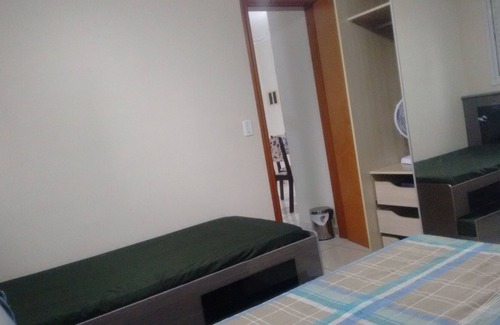 Guilhermina Apartment | Apt Praia Grande complete leisure. Three blocks from the beach.