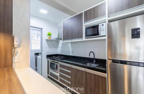 Quatro Ilhas Apartment | Apt Sea View w/BBQ in Bombinhas ARN0104