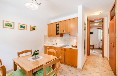 Log pod Mangartom Apartment | Apt. with balcony and mountain view near Mangart