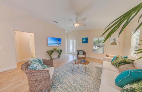 Palm Coast House | AQUA PEARL NEW Pool Home Perfect Beach Biking Hiking Boating Sleeps 8 - Includes Golf Cart
