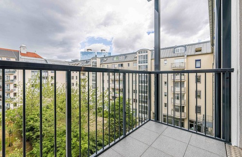 Zentrum-Nord Apartment | Arbio I Yuma Studio S with balcony Leipzig Hauptbahnhof
