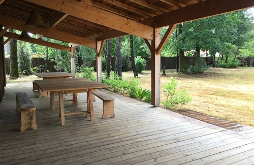 Solferino House | Architect-designed wooden house, covered terrace 100 m2, 30 minutes from the beach