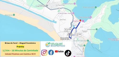 Centro Apartment | Arraial do Cabo - Brisas do Farol - Aluguel Econômico