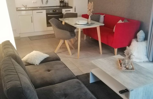 Dangast Apartment | "Arrive, feel good" great location in Nordsee Park Dangast, 3 pers. 50m²