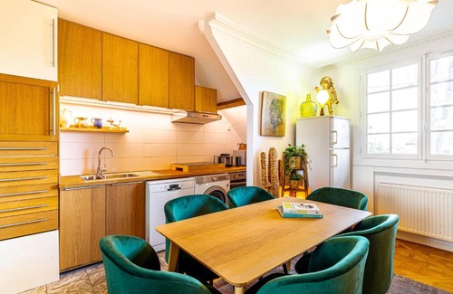 Meudon Apartment | Art & Curiosity Cabinet Style Appartement with Paris view, Villa des Ammonites