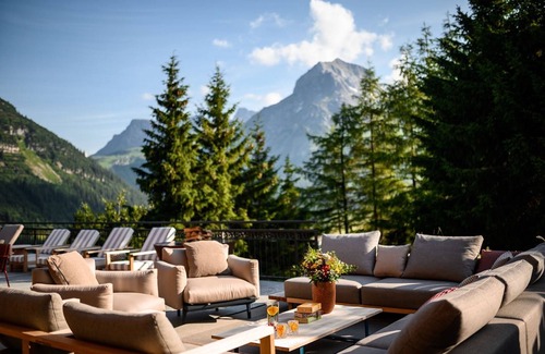 Lech am Arlberg Villa | Astounding Austria Chalet | 4 Bedrooms | Chalet Adora | Beautiful Mountain Views & Outdoor Hot Tub | Bludenz District