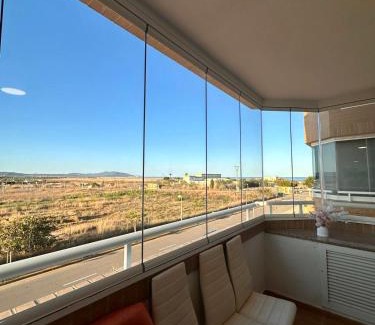 Cabanes Apartment | Atardecer en Torre la Sal a 50 metros de la playa, con Wifi Gratuito, Parking y Piscina
