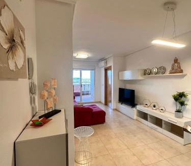 Cabanes Apartment | Atardecer en Torre la Sal a 50 metros de la playa, con Wifi Gratuito, Parking y Piscina