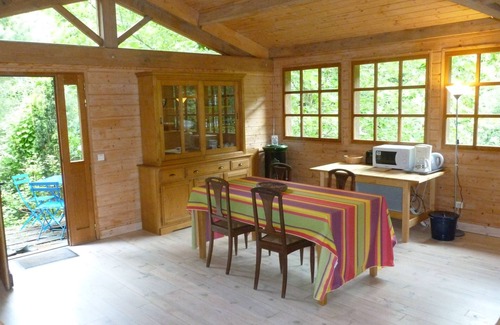 Augerolles Ski Chalet | Atelier du Moulin all in wood classified 2 * for 2 to 4 pers - on the banks of the torrent