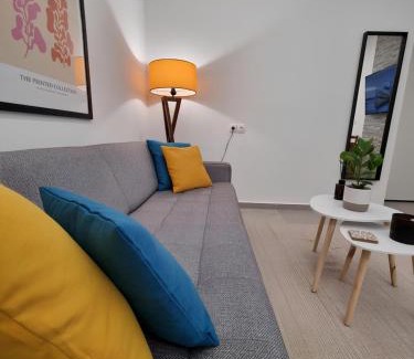 Ano Patisia Apartment | Athens Stylish Renovated 62sqm Apartment for Families & Couples with Balcony in Quiet Area near City Center