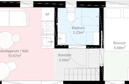 Sodertalje Apartment | Attefall begonian
