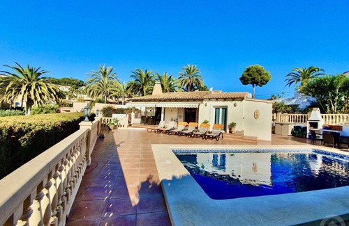 Benissa Coast House | Attractive villa for rent in Moraira with spacious terrace and wide view.