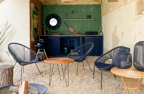 Colomby-Anguerny Cottage | Au vert l'annexe-Cottage-Deluxe-Ensuite with Bath-Garden view