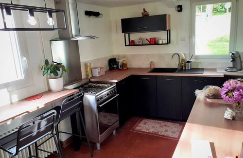 Sainte-Marguerite-sur-Mer House | authentic Norman half-timbered house with landscaped park near woods and sea