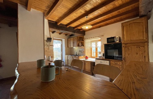 Laprugne Cottage | Authentic House with Garden and Fireplace, Pets Allowed, Parking, Internet