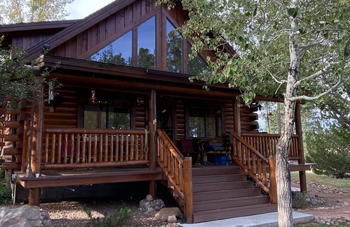 Zane Grey Cabin | Authentic log cabin in private gated community