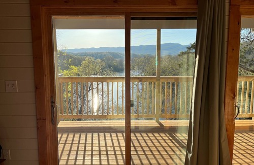Front Royal Cabin | Authentic Mountain Log Cabin Perched On A Cliff Side Above The Shenandoah River